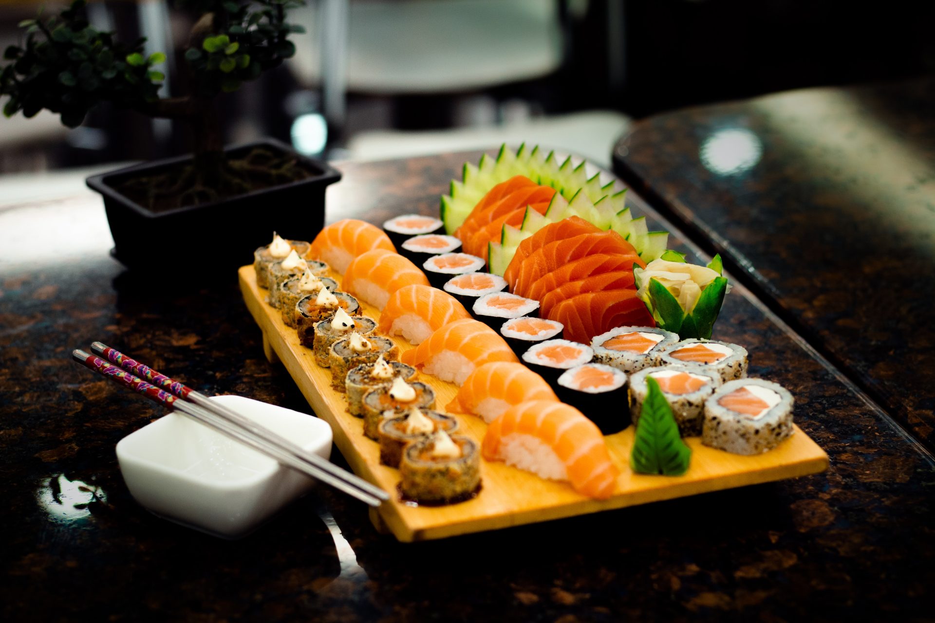 Restaurante em Tóquio serve sushi fitoterápico