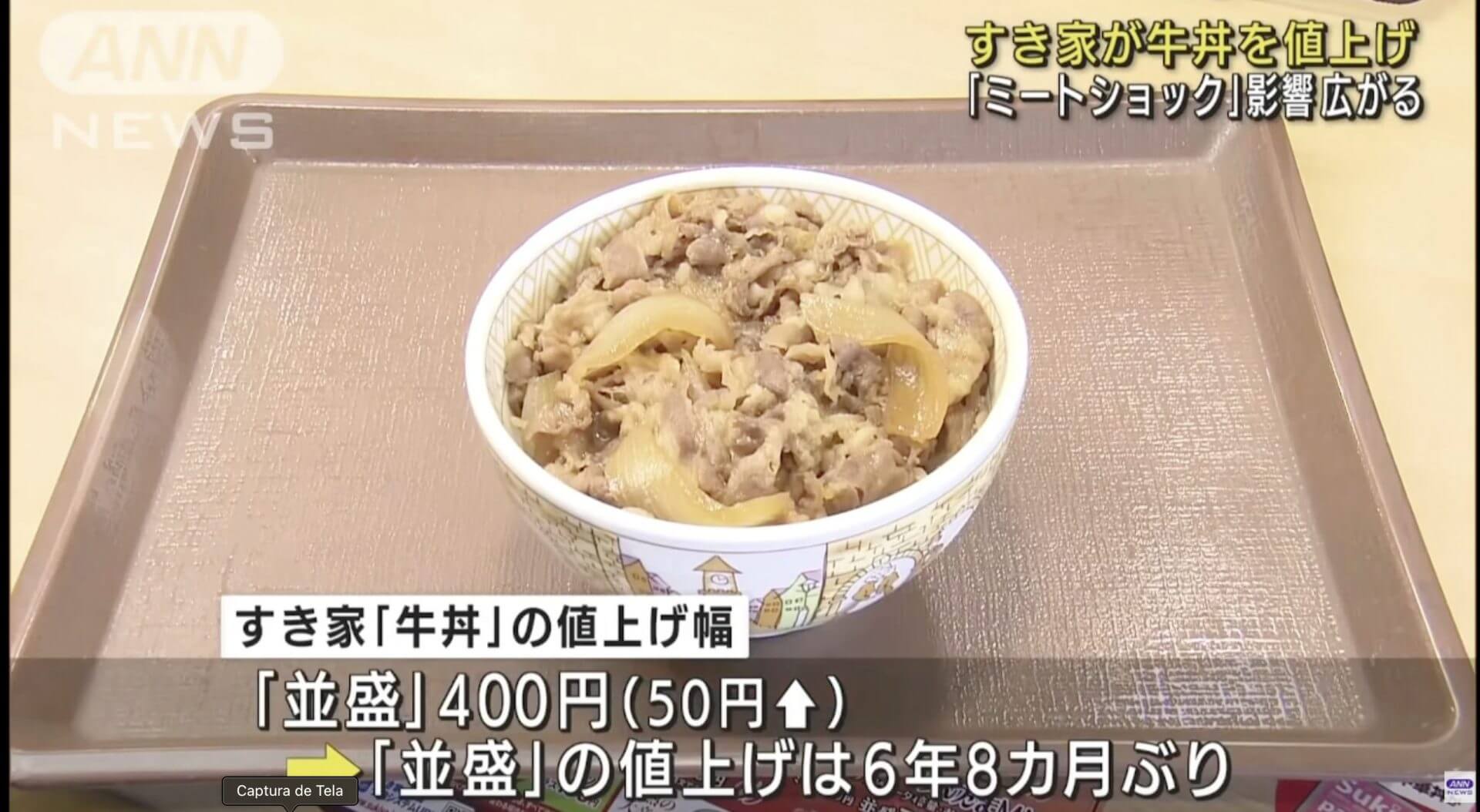 Sukiya aumenta preço de seu tradicional prato de gyudon