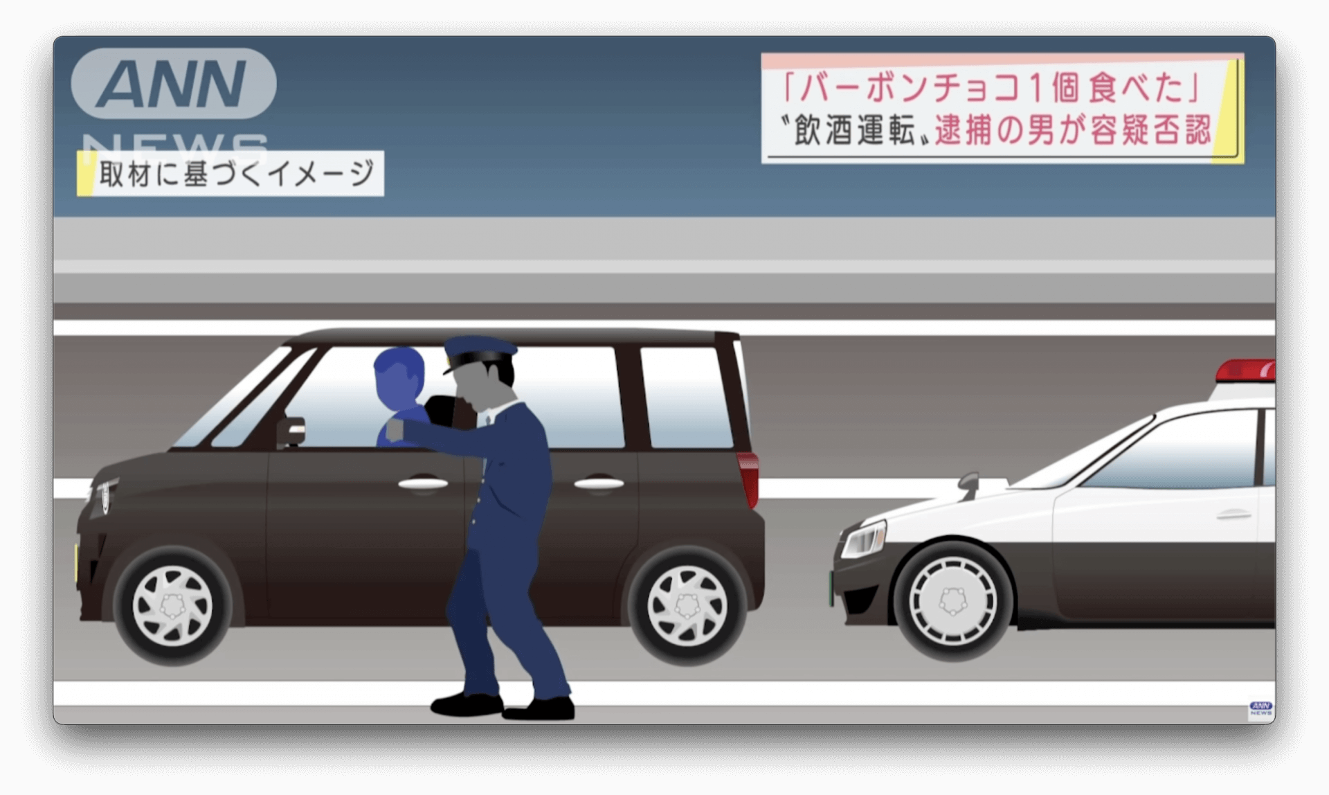 Japonês é preso por dirigir bêbado, nega e diz que comeu “bombom alcoólico”