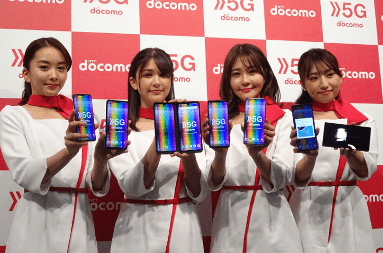NTT Docomo lança o primeiro serviço de smartphone 5G do Japão
