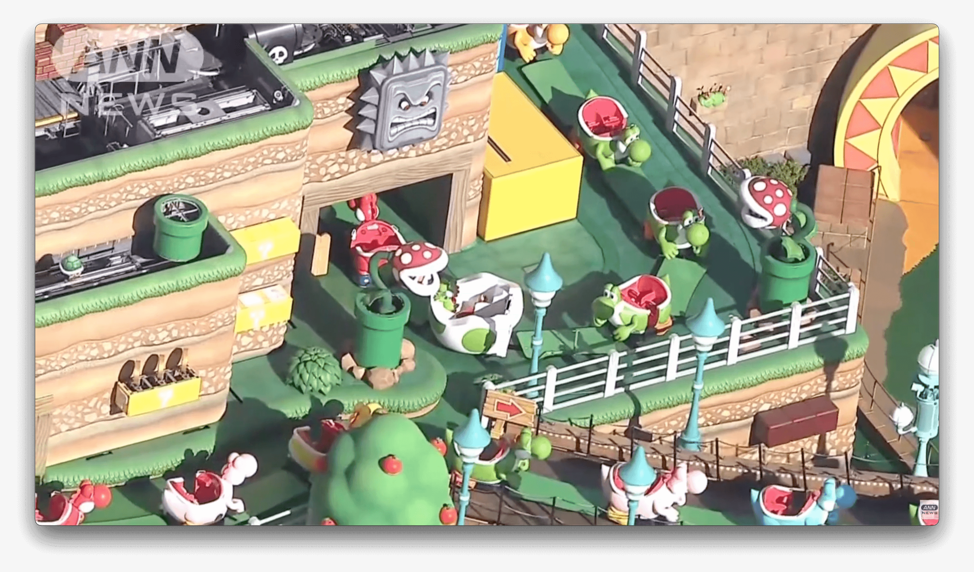 Atração da Super Nintendo World pega fogo na Universal Japão