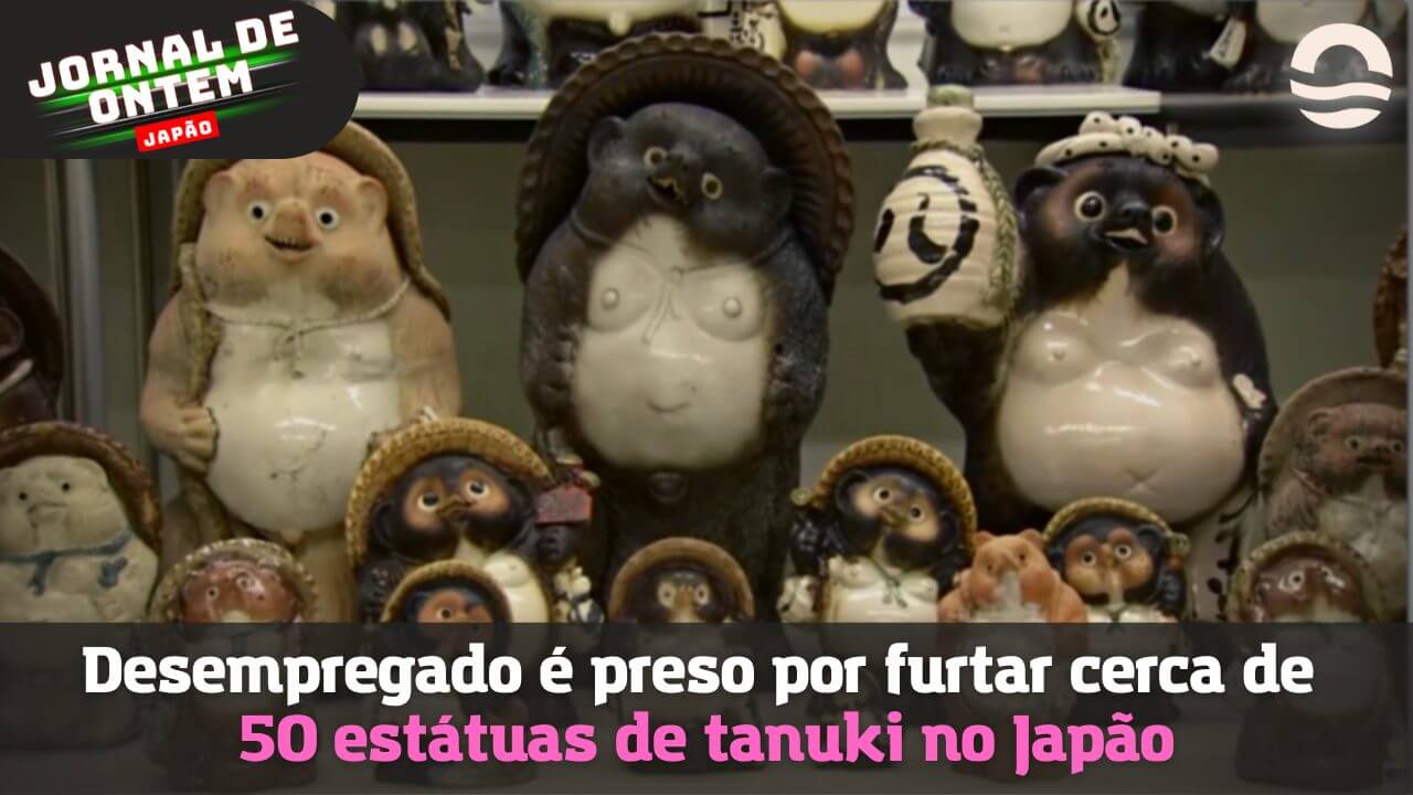 Desempregado é preso por furtar cerca de 50 estátuas de tanuki no Japão