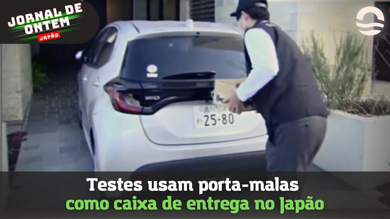 Testes usam porta-malas como caixa de entrega no Japão