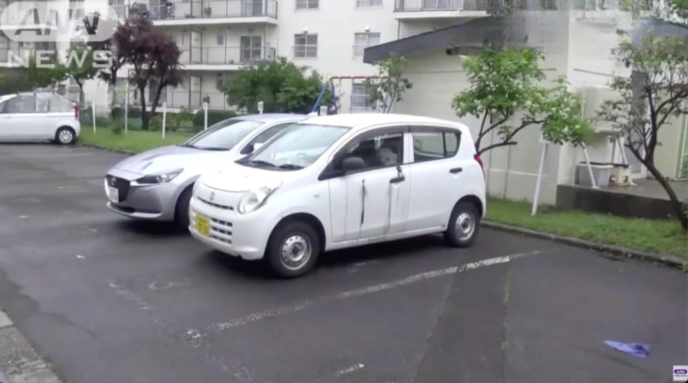 Carros em estacionamento são alvos de vandalismo no norte do Japão