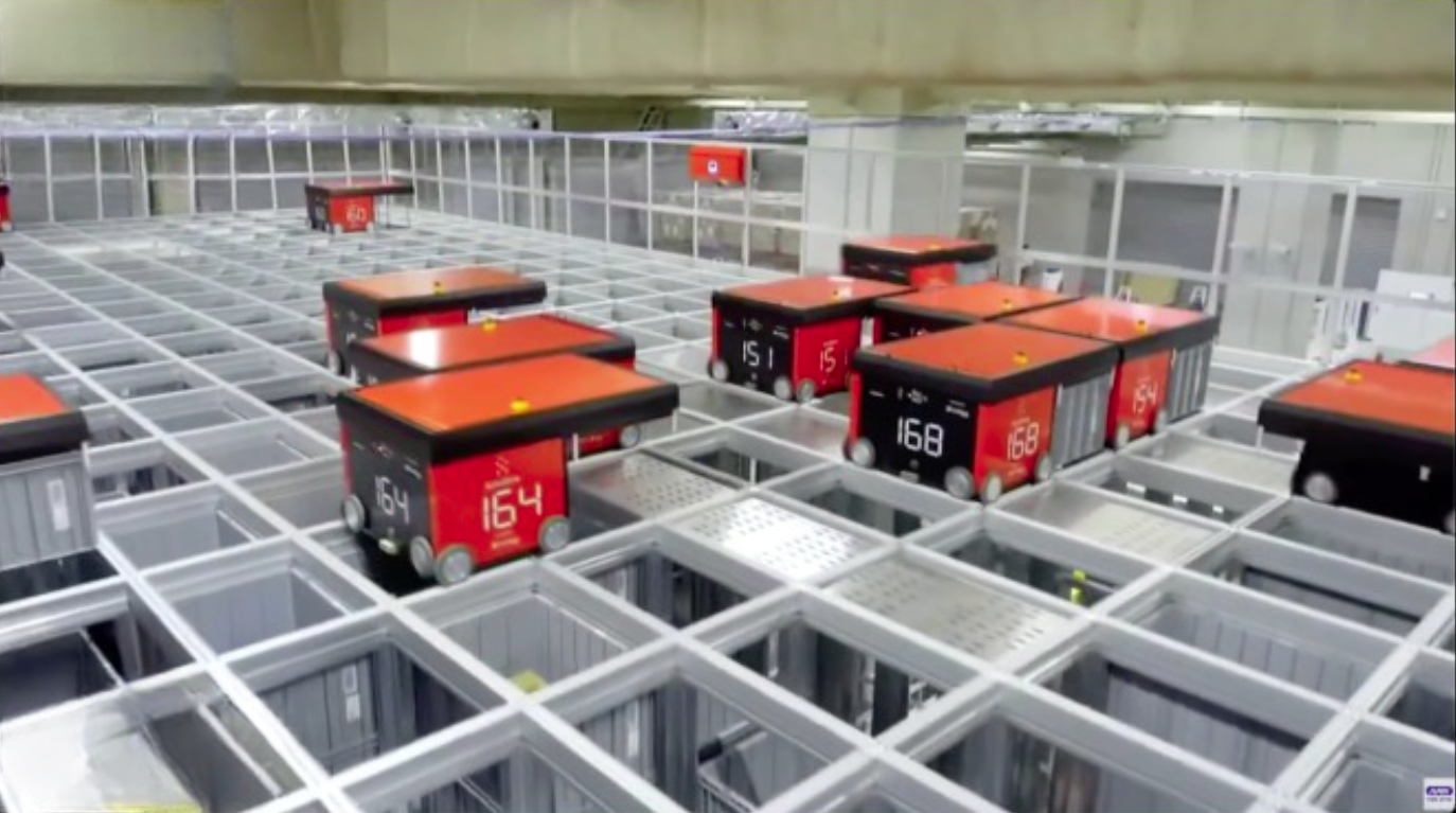 Softbank expõe a primeira linha automatizada de logística do Japão, para resolver problema no setor   