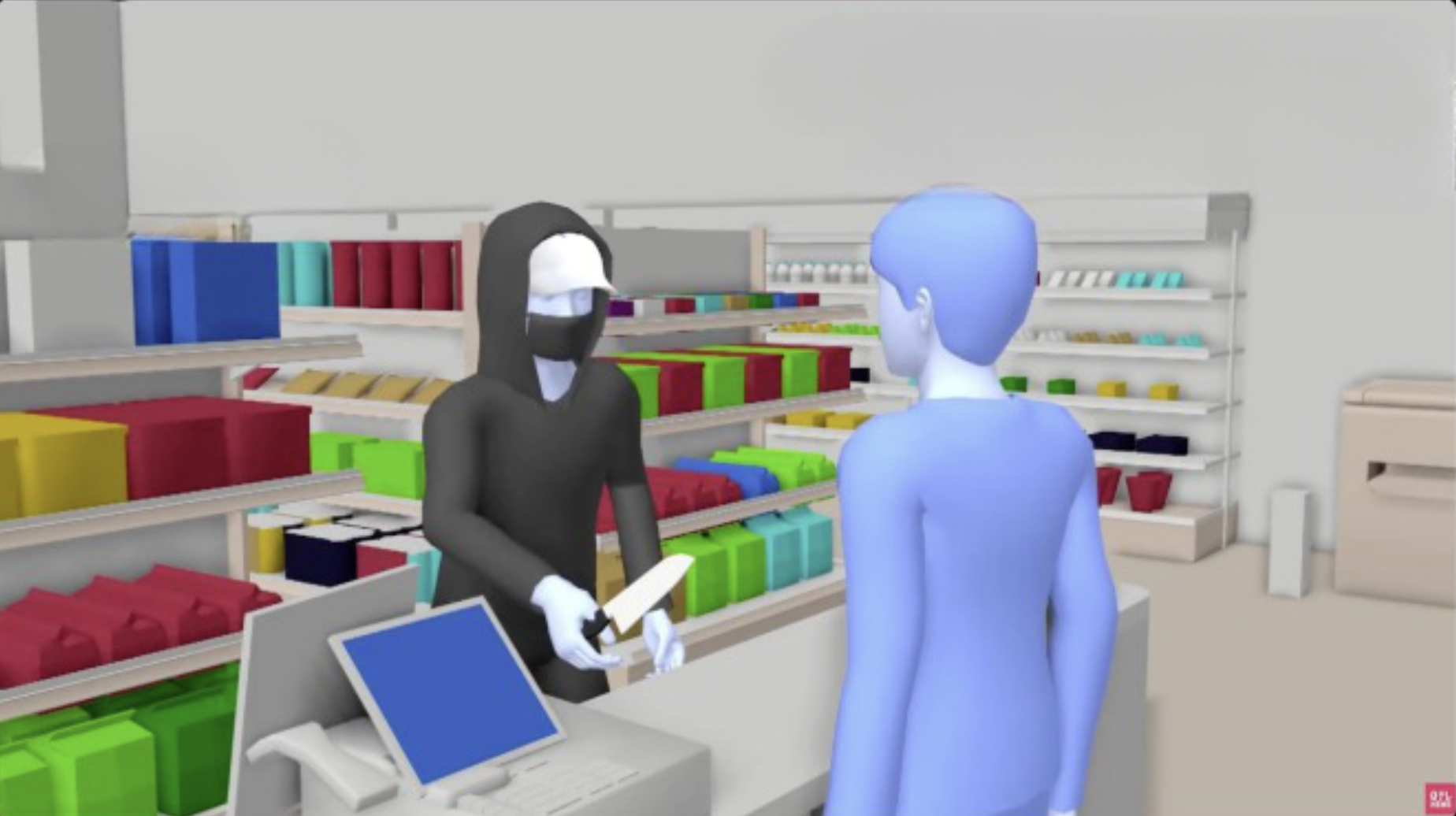 Homem assalta a loja de conveniência usando uma faca no Japão 