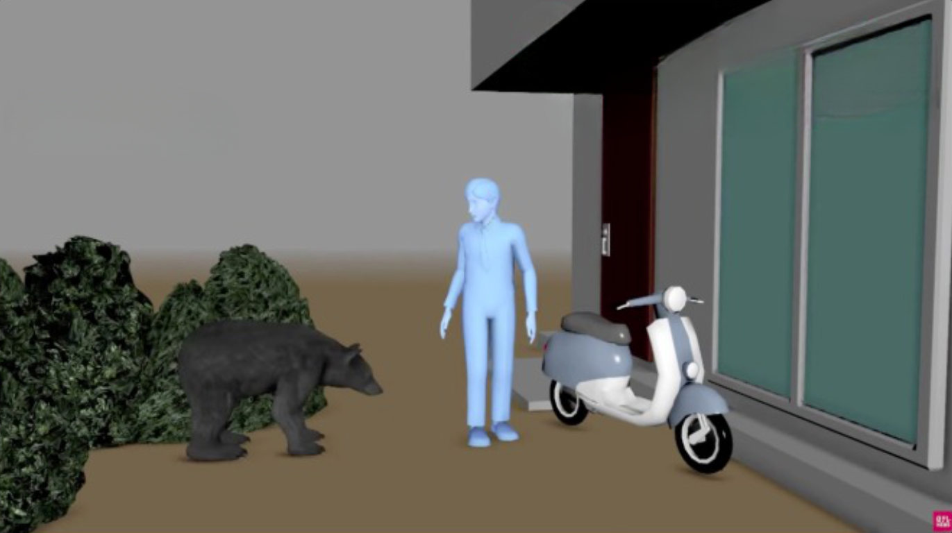 Homem é atacado por urso, enquanto entregava jornal no Japão 