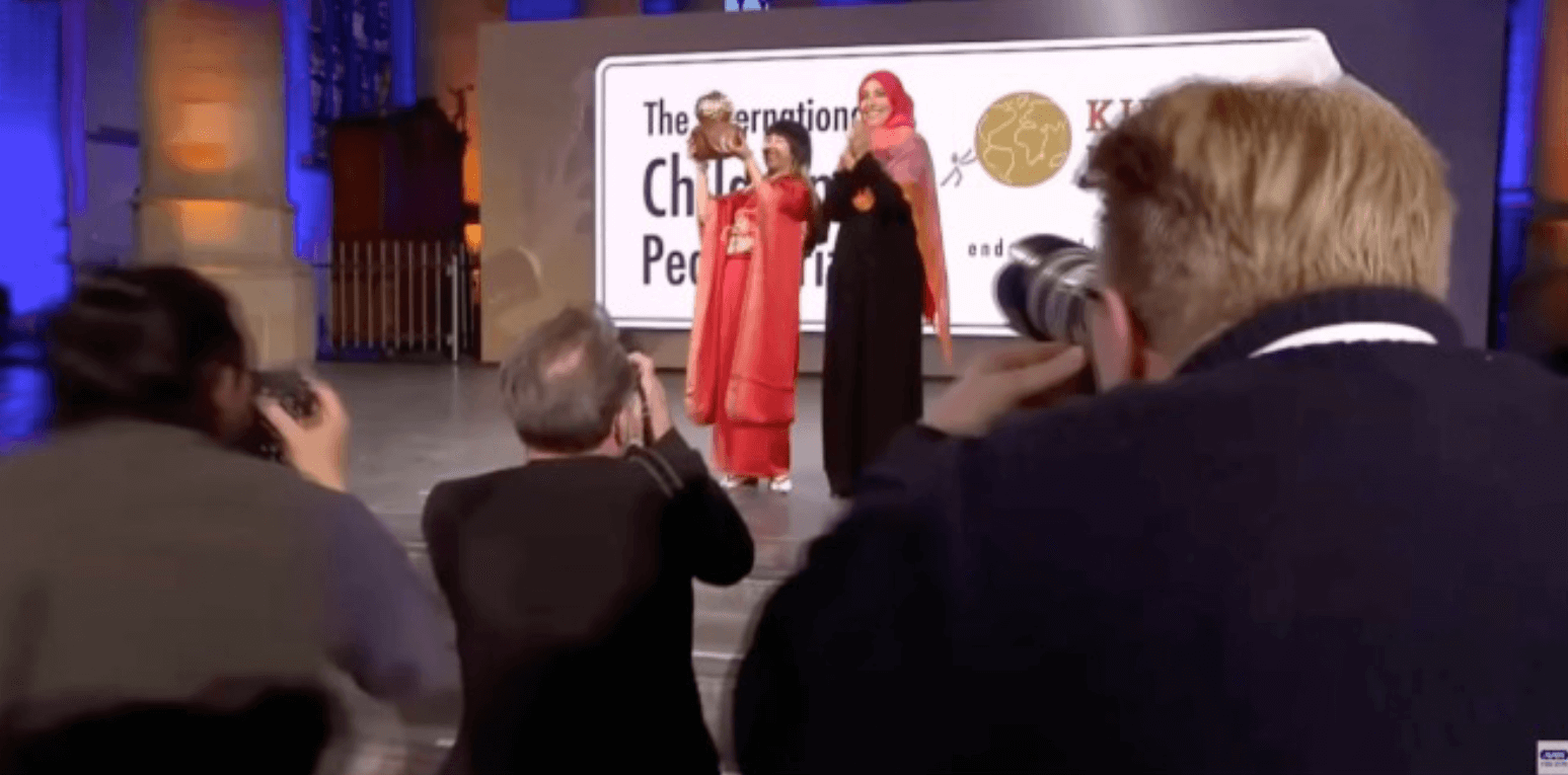 Japonesa ganha Prêmio Internacional da Criança