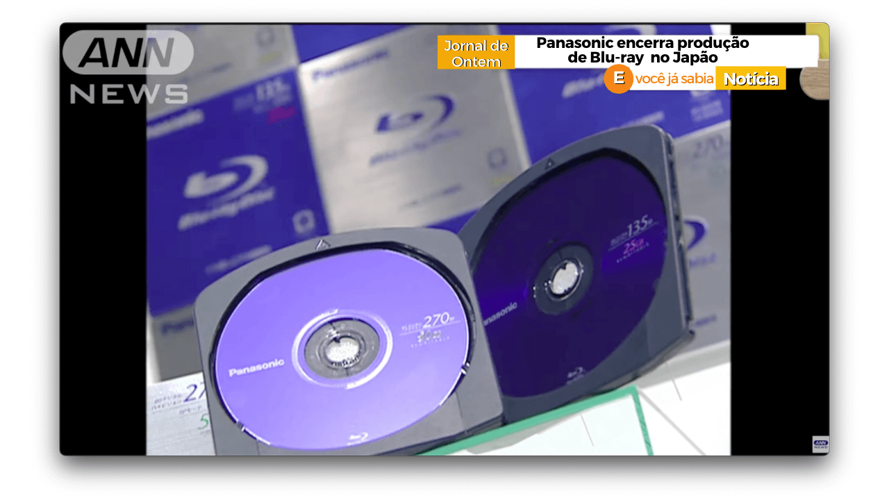 Panasonic encerra produção de Blu-ray  no Japão