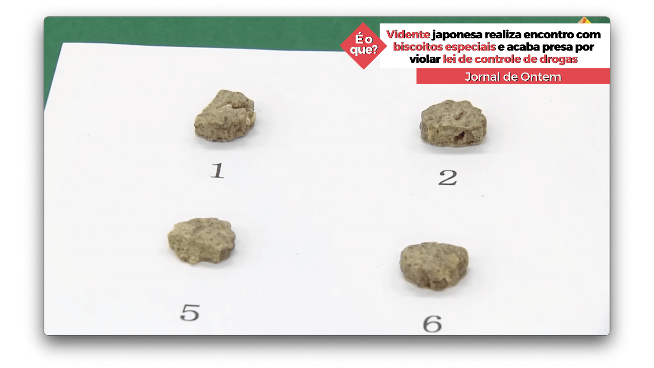 Vidente japonesa realiza encontro com biscoitos especiais e acaba presa por violar lei de controle de drogas