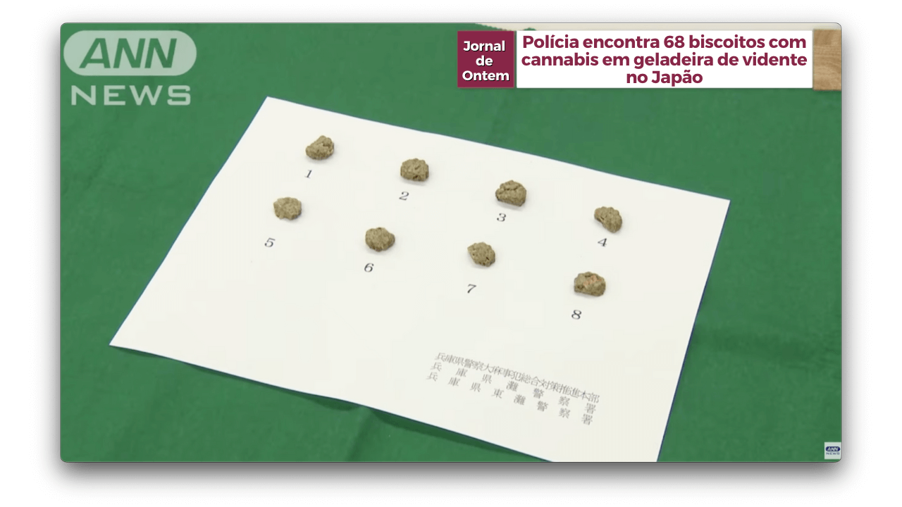 Polícia encontra 68 biscoitos com cannabis em geladeira de vidente no Japão