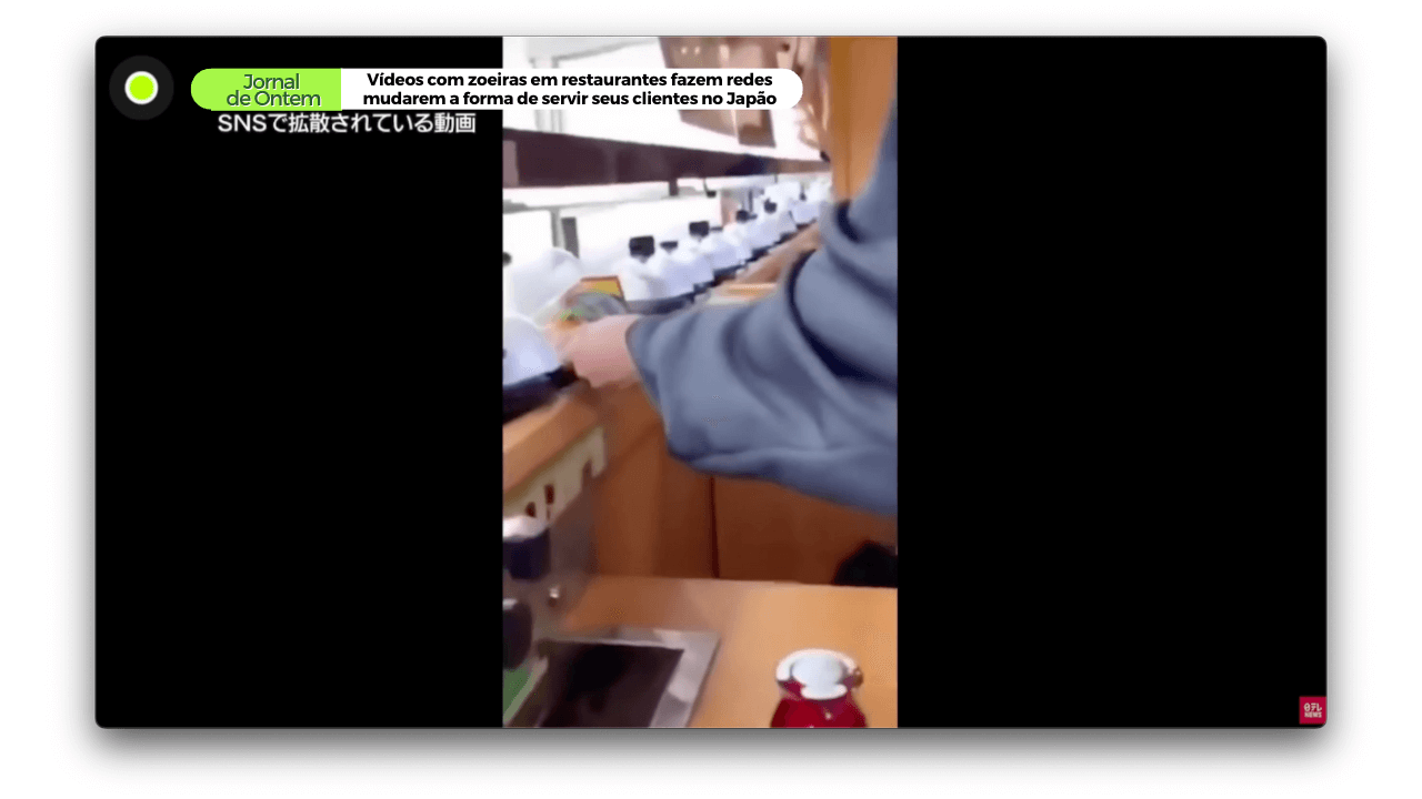 Vídeos com zoeiras em restaurantes fazem redes mudarem a forma de servir seus clientes no Japão 