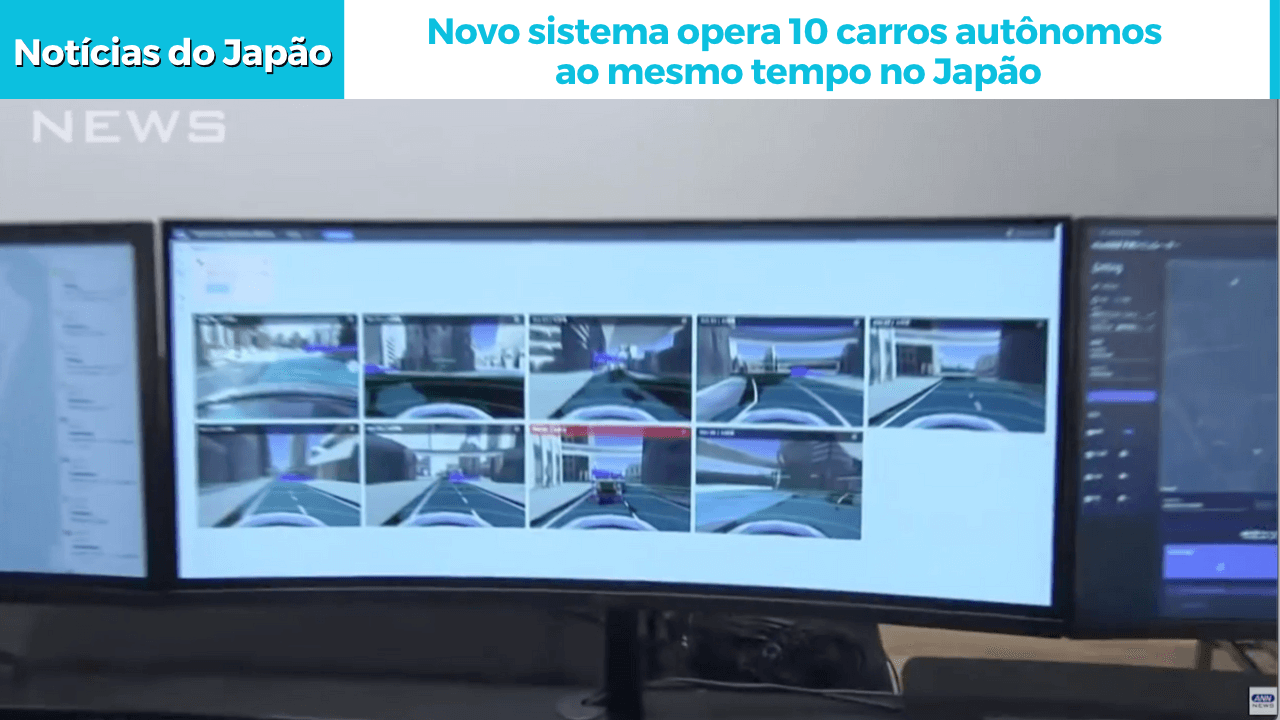 Novo sistema opera 10 carros autônomos ao mesmo tempo no Japão