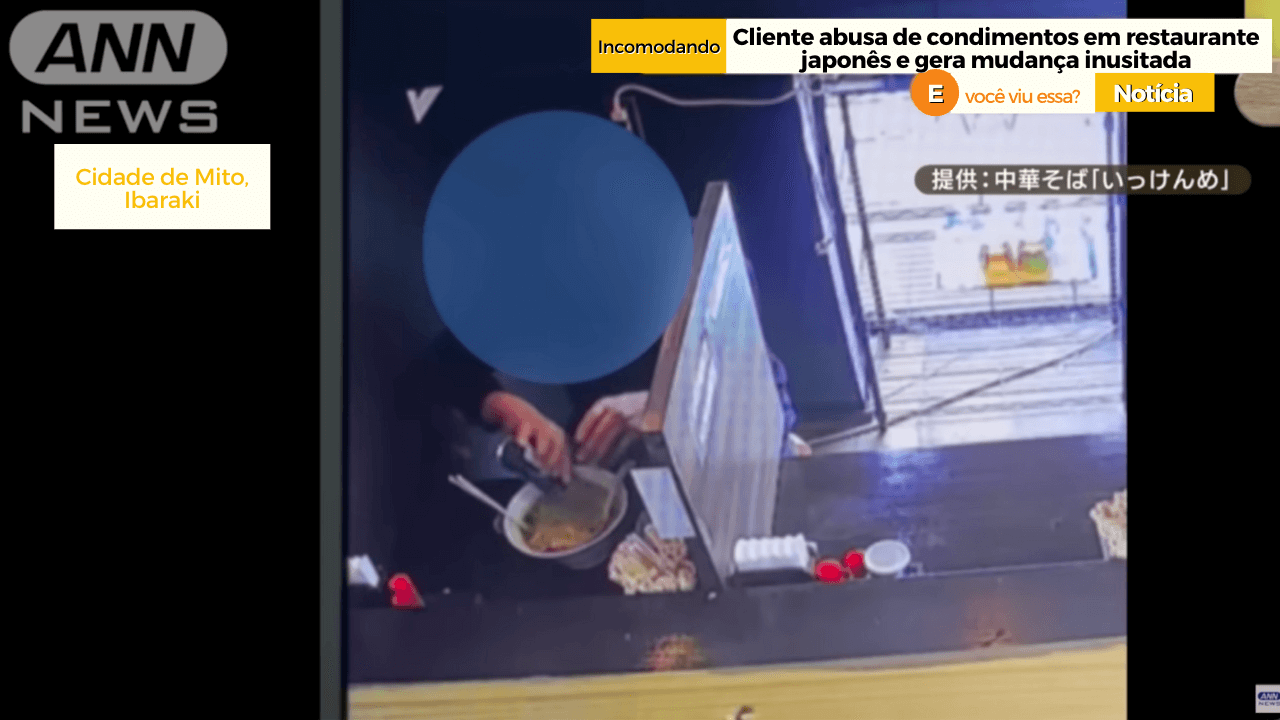 Cliente abusa de condimentos em restaurante japonês e gera mudança inusitada