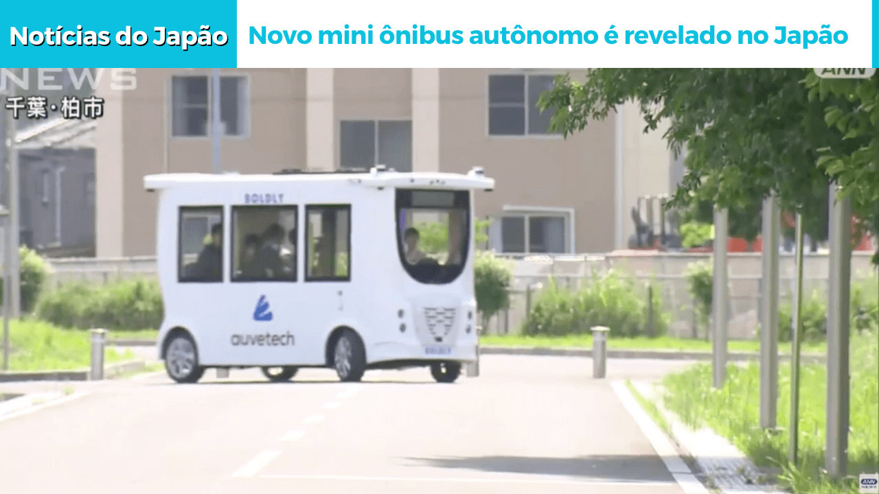 Novo mini ônibus autônomo é revelado no Japão 