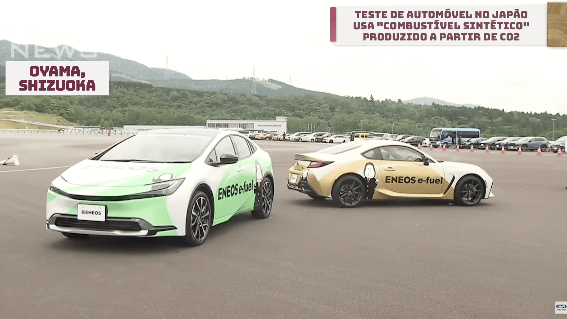 Teste de automóvel no Japão usa “combustível sintético” produzido a partir de CO2