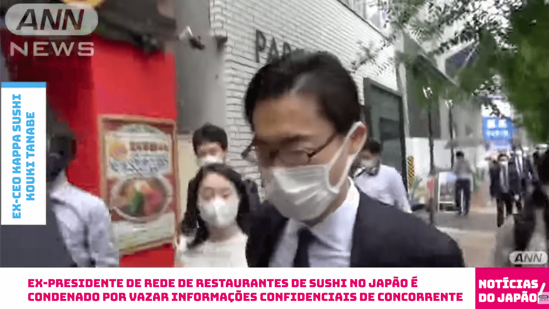 Ex-presidente de rede de restaurantes de sushi no Japão é condenado por vazar informações confidenciais de concorrente 