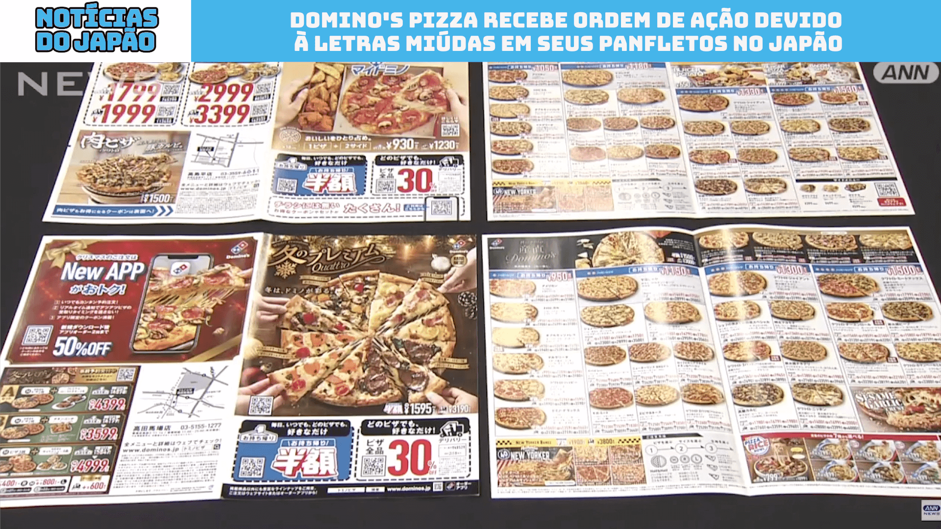 Domino’s Pizza recebe ordem de ação devido à letras miúdas em seus panfletos no Japão