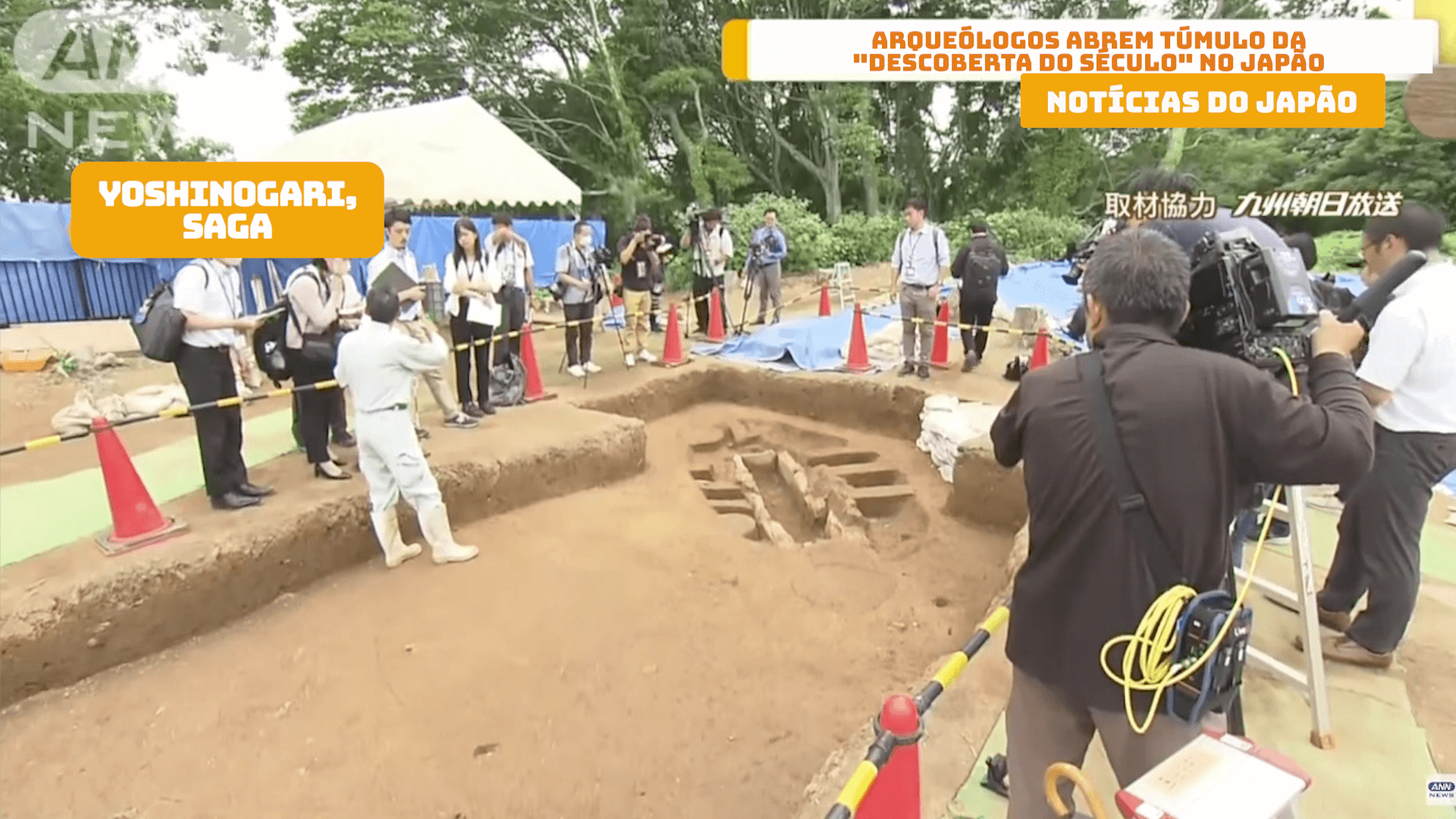 Arqueólogos abrem túmulo da “descoberta do século” no Japão