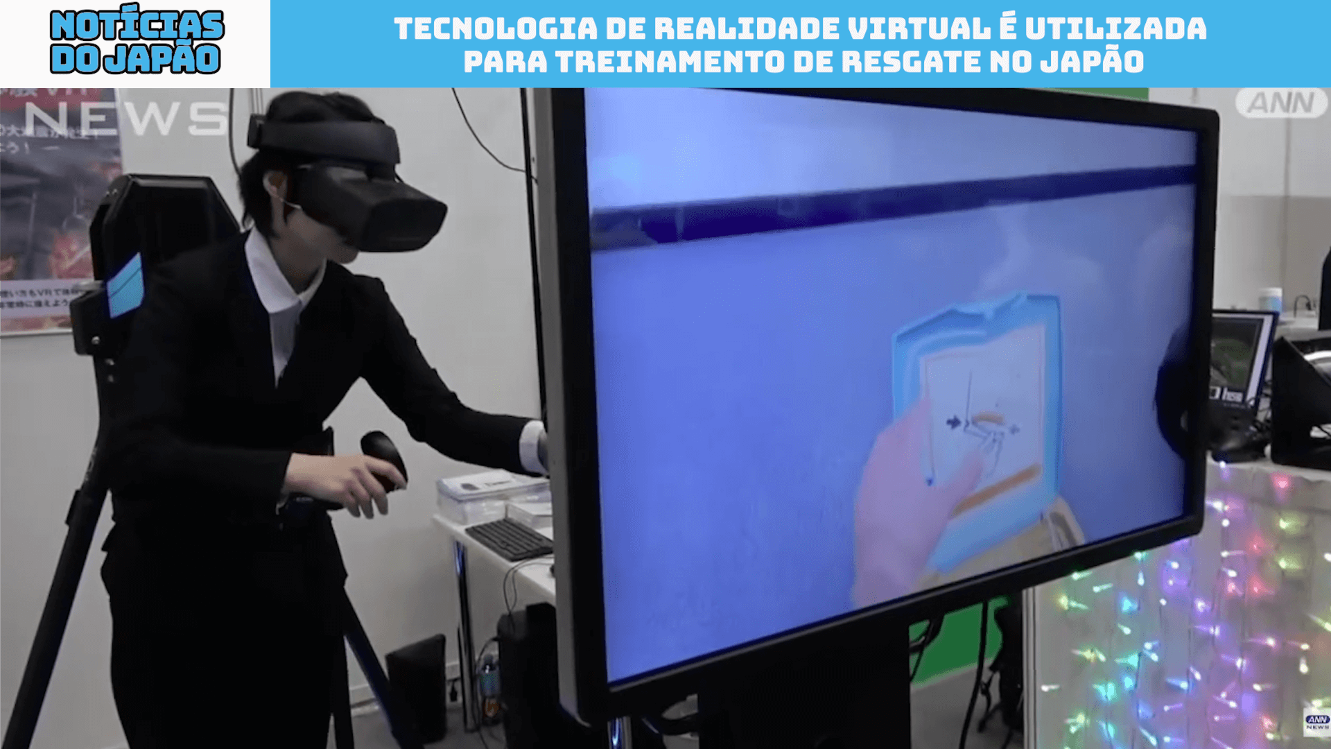 Tecnologia de realidade virtual é utilizada para treinamento de resgate no Japão 