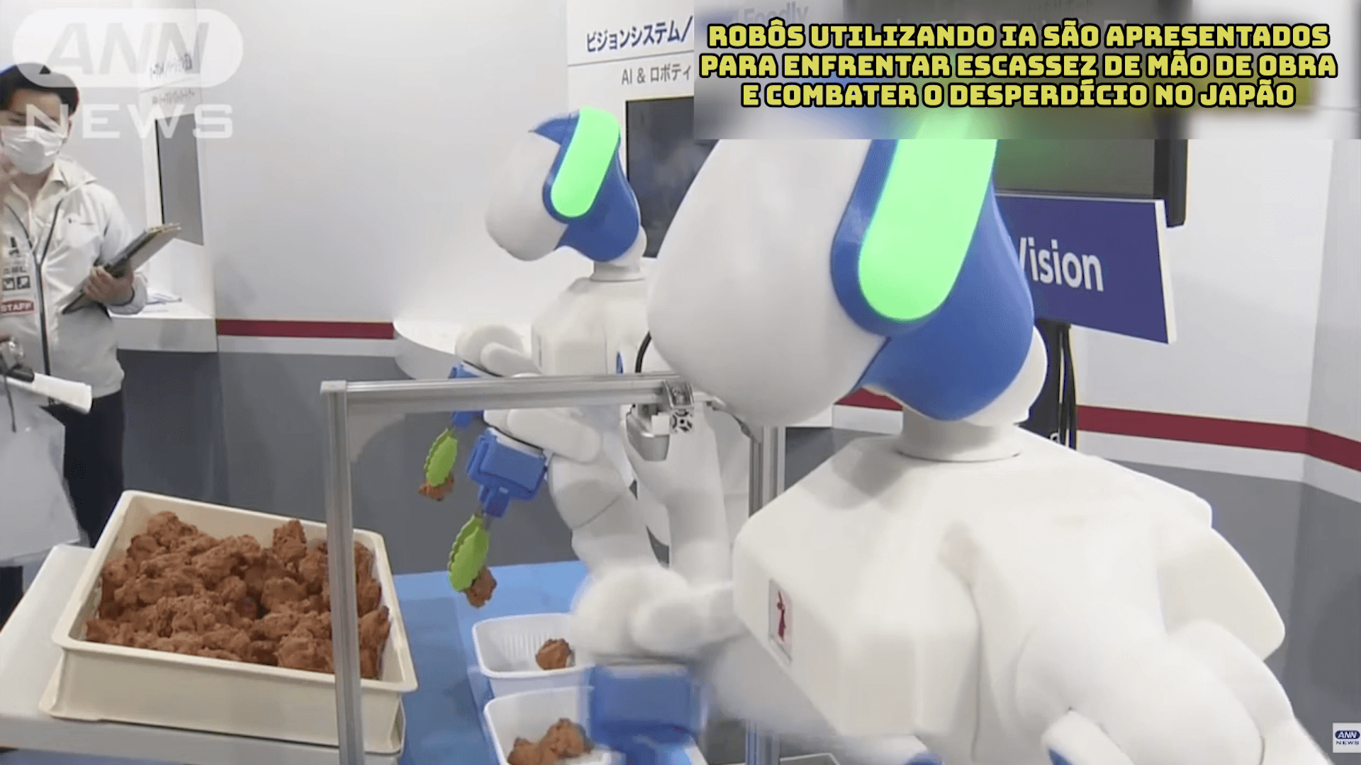 Robôs utilizando IA são apresentados para enfrentar escassez de mão de obra e combater o desperdício no Japão  