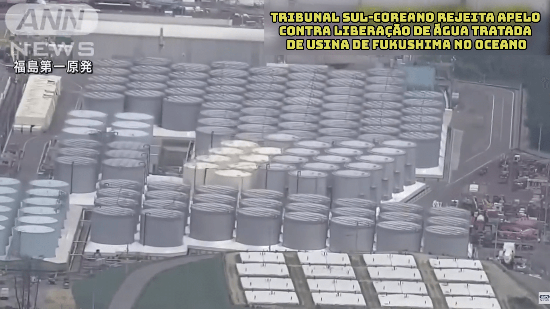 Tribunal sul-coreano rejeita apelo contra liberação de água tratada de usina de Fukushima no oceano