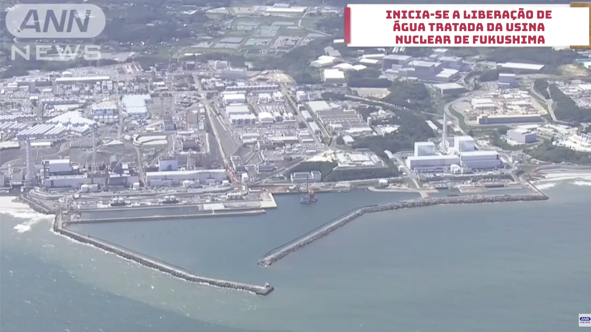Inicia-se a Liberação de Água Tratada da Usina Nuclear de Fukushima