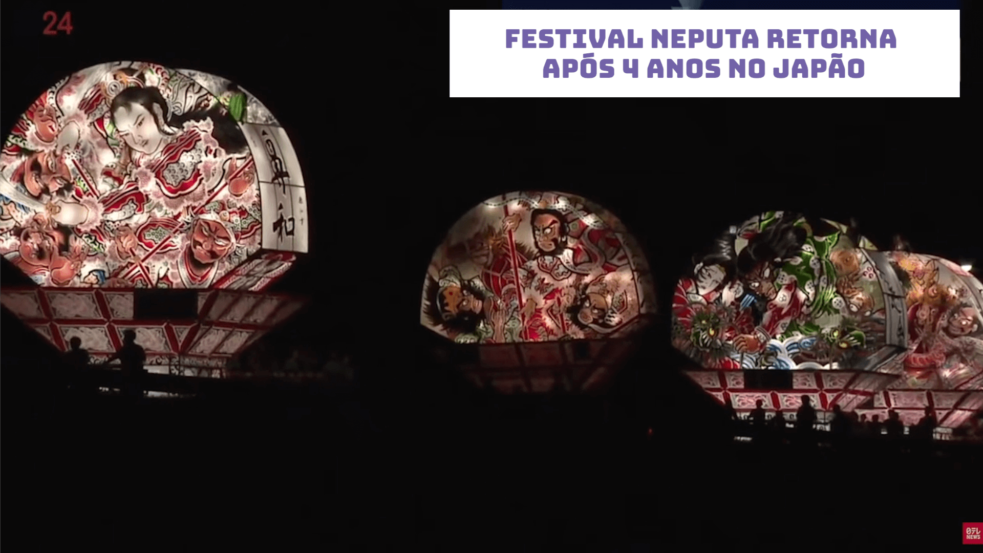 Festival Neputa retorna após 4 anos no Japão