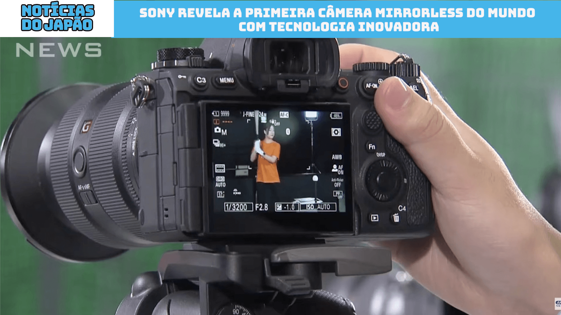Sony revela a primeira câmera mirrorless do mundo com tecnologia inovadora