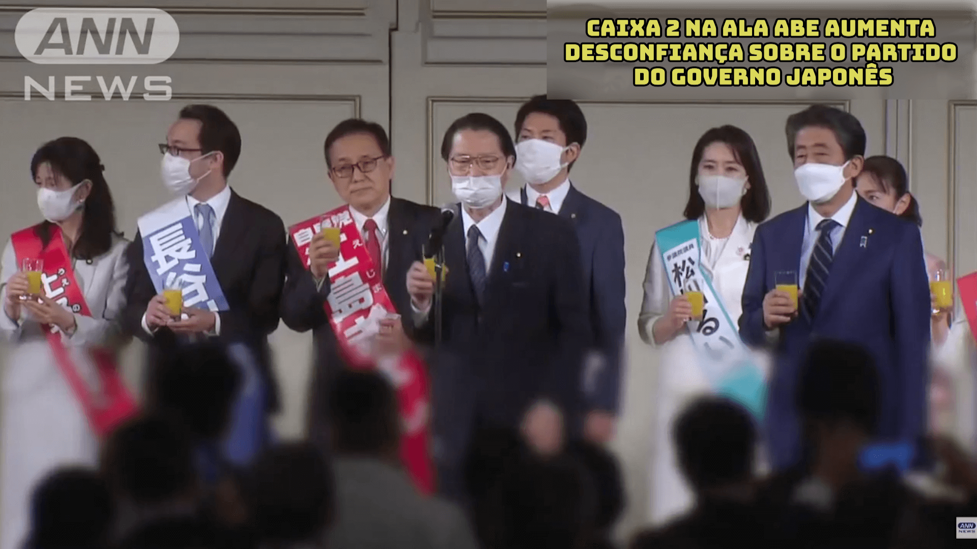 Caixa 2 na Ala Abe aumenta desconfiança sobre o Partido do governo japonês