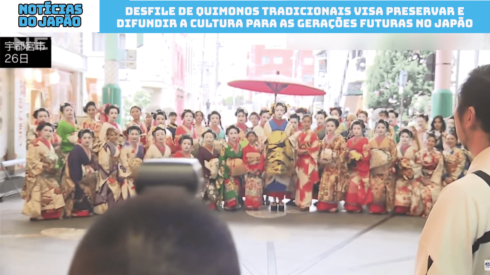 Desfile de quimonos tradicionais visa preservar e difundir a cultura para as gerações futuras no Japão 