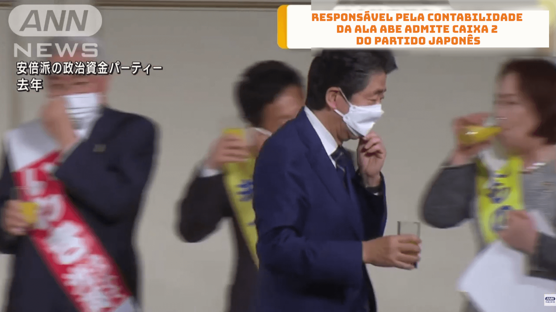 Responsável pela contabilidade da Ala Abe admite caixa 2 do Partido japonês
