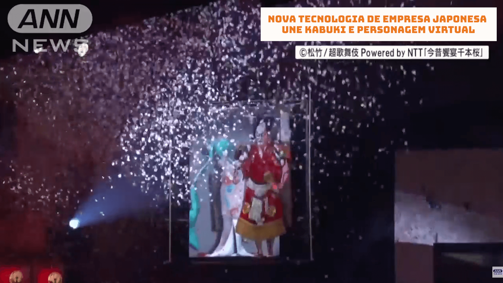 Nova tecnologia de empresa japonesa une Kabuki e personagem virtual
