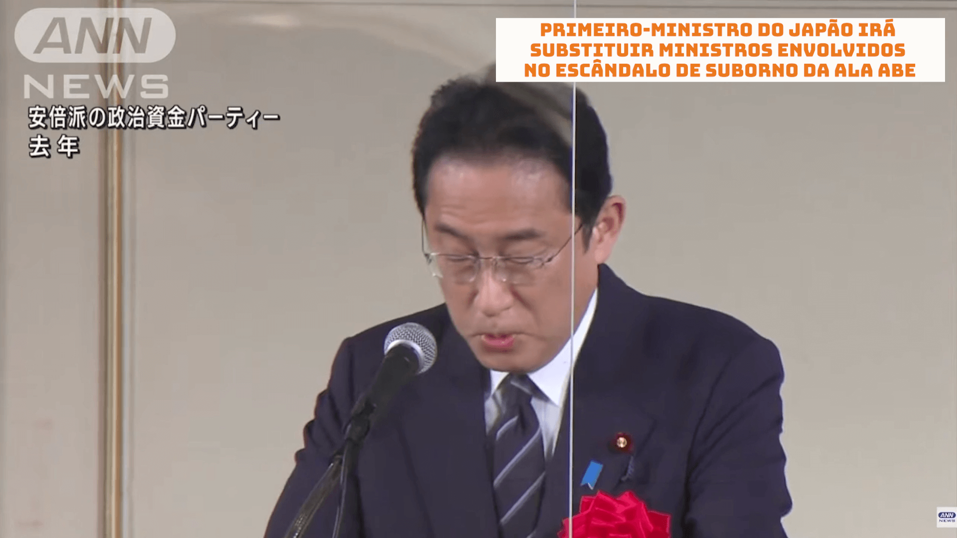 Primeiro-Ministro do Japão irá substituir ministros envolvidos no escândalo de suborno da Ala Abe