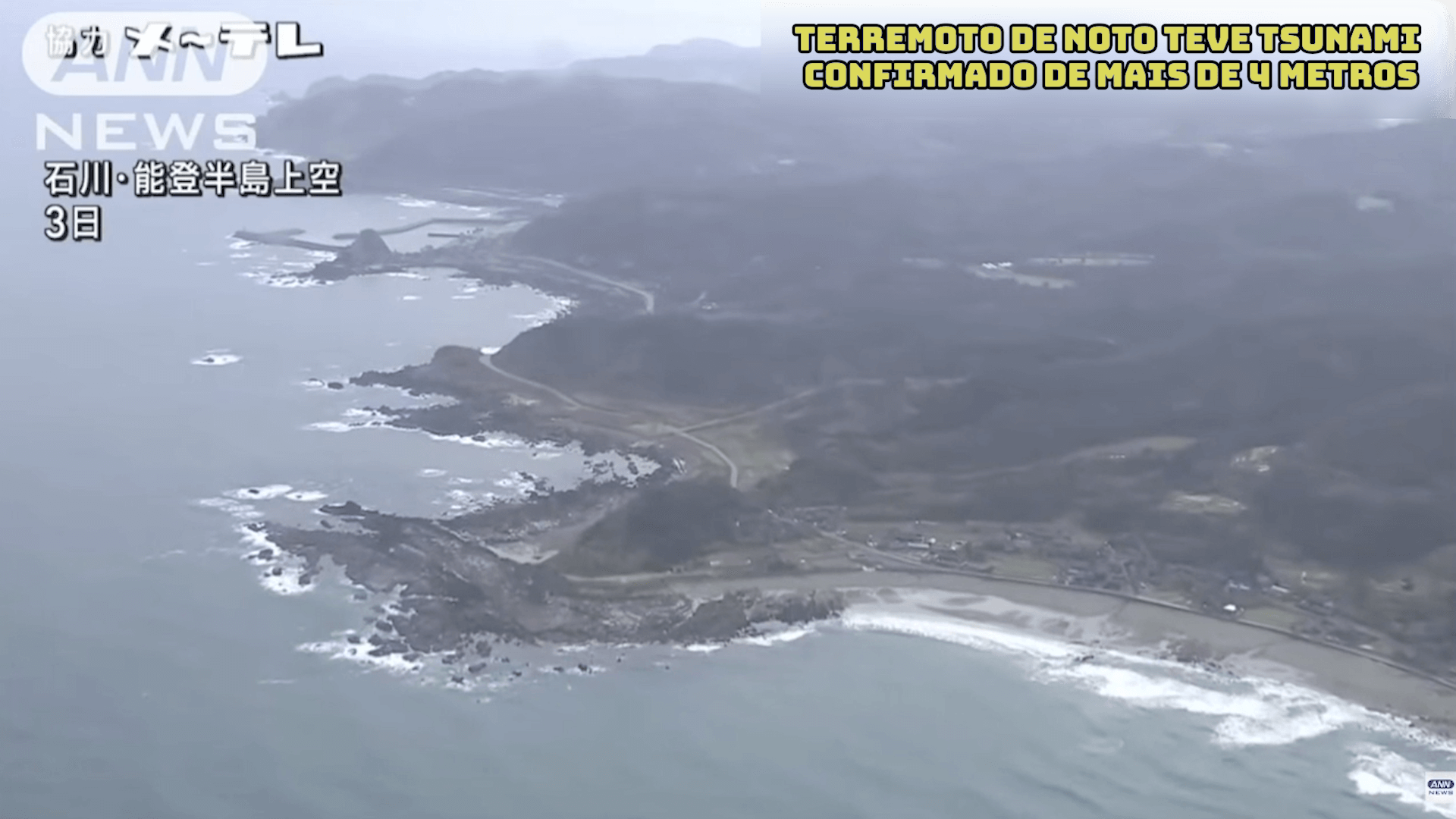 Terremoto de Noto teve tsunami confirmado de mais de 4m
