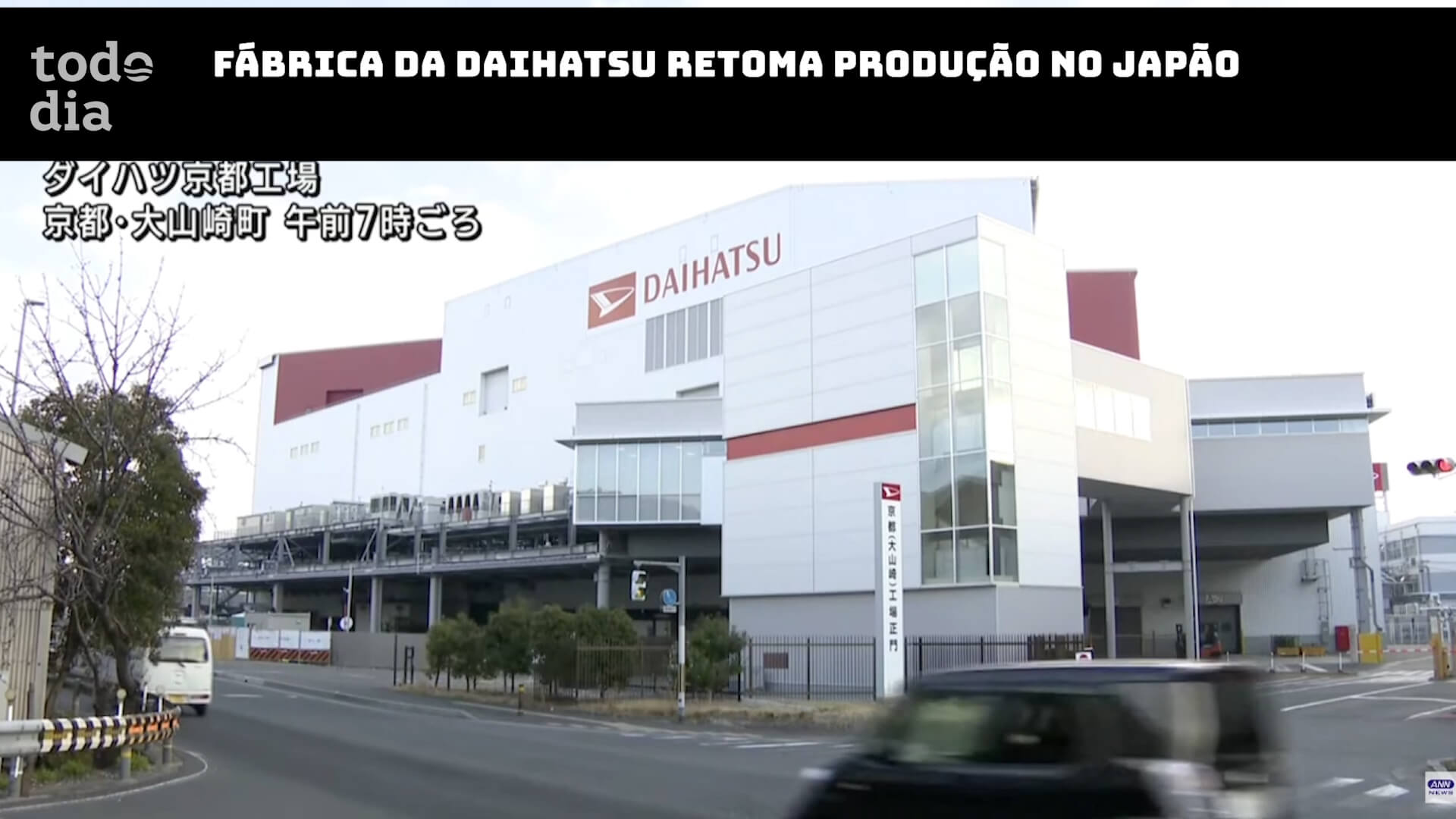 Fábrica da Daihatsu retoma produção no Japão 