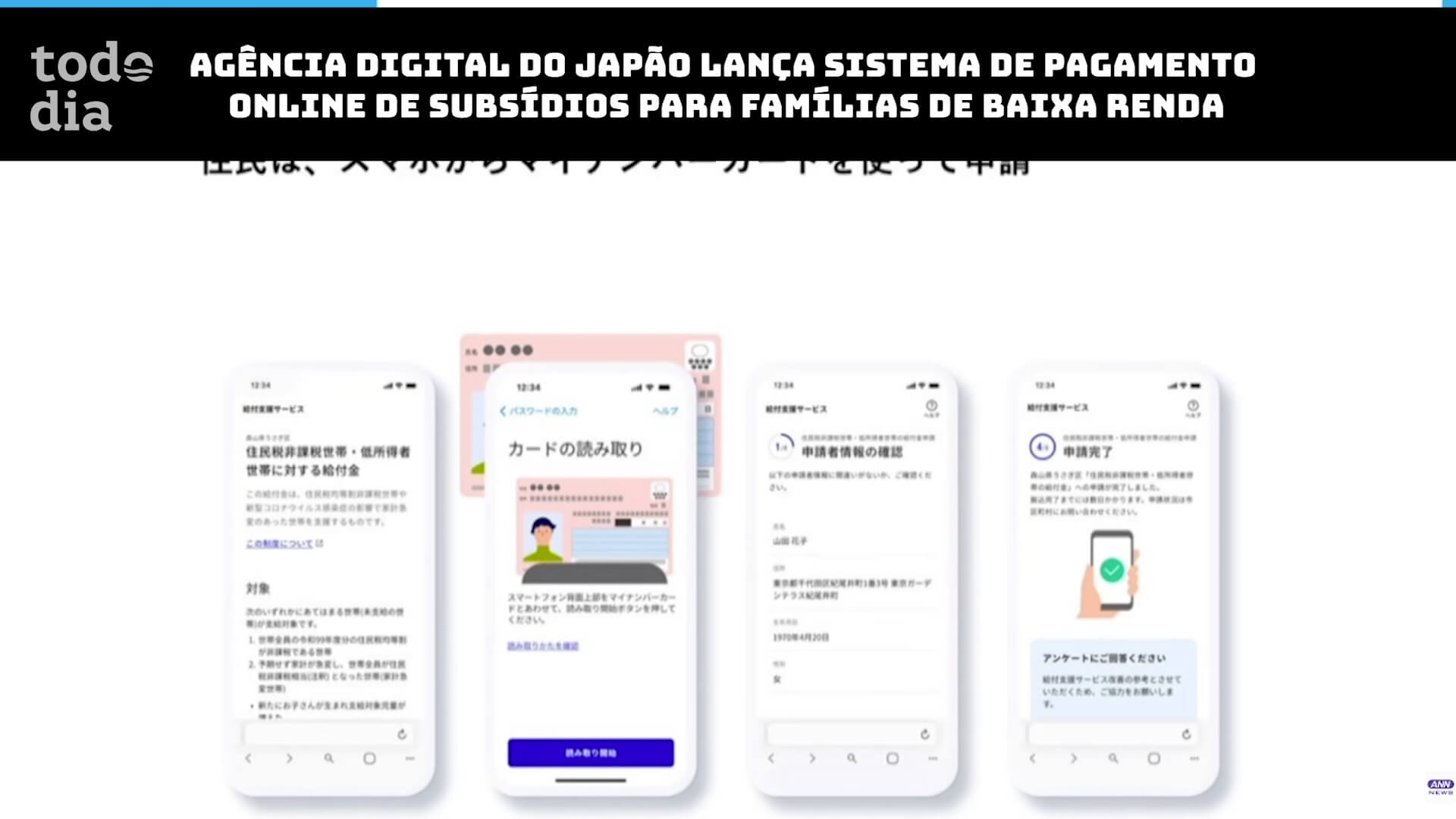 Agência Digital do Japão lança sistema de pagamento online de subsídios para famílias de baixa renda 