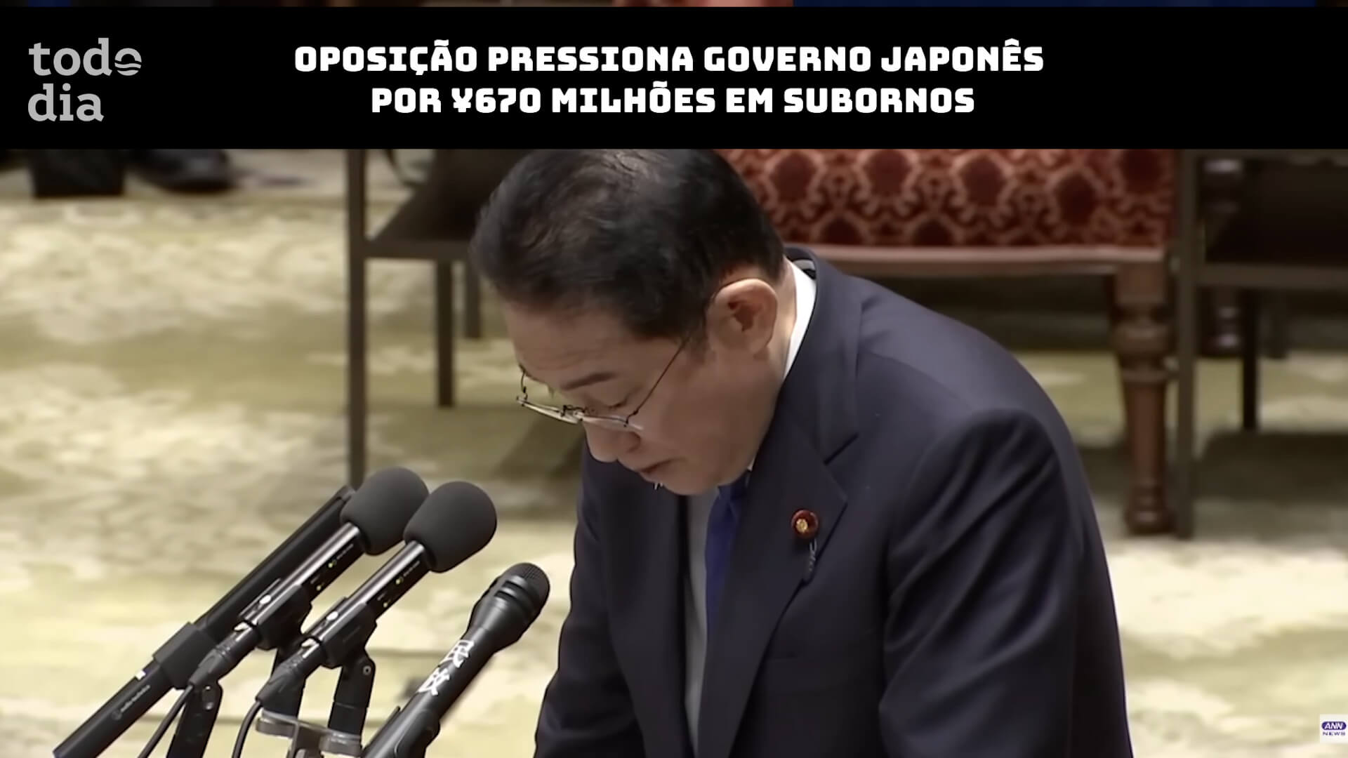 Oposição pressiona governo japonês por ¥670 milhões em subornos
