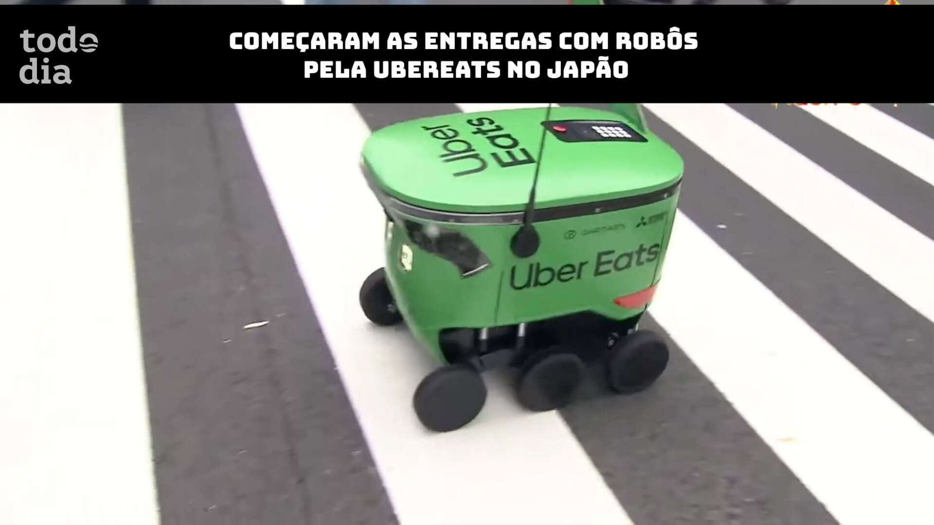 Ubereats começara entregas com robôs no Japão