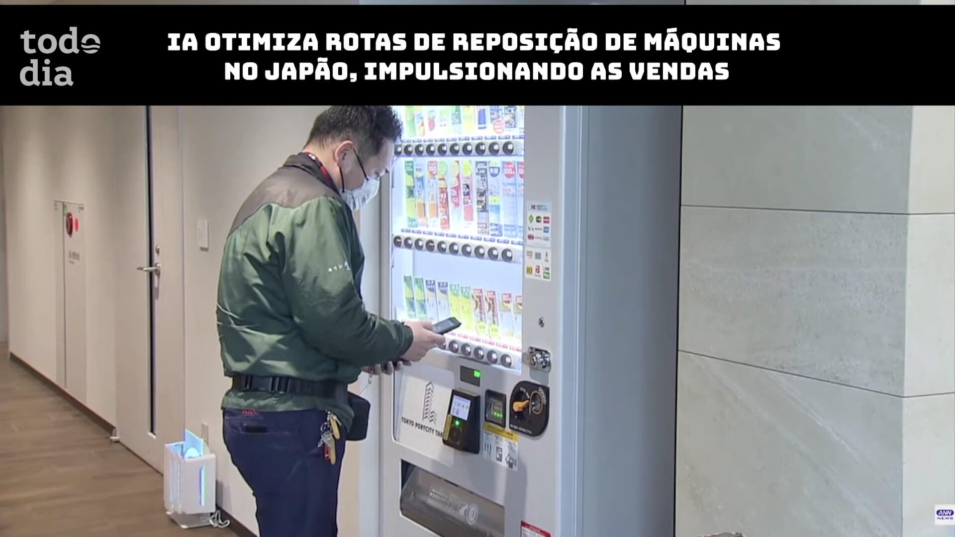 Inteligência Artificial otimiza rotas de reposição de máquinas no Japão, impulsionando as vendas