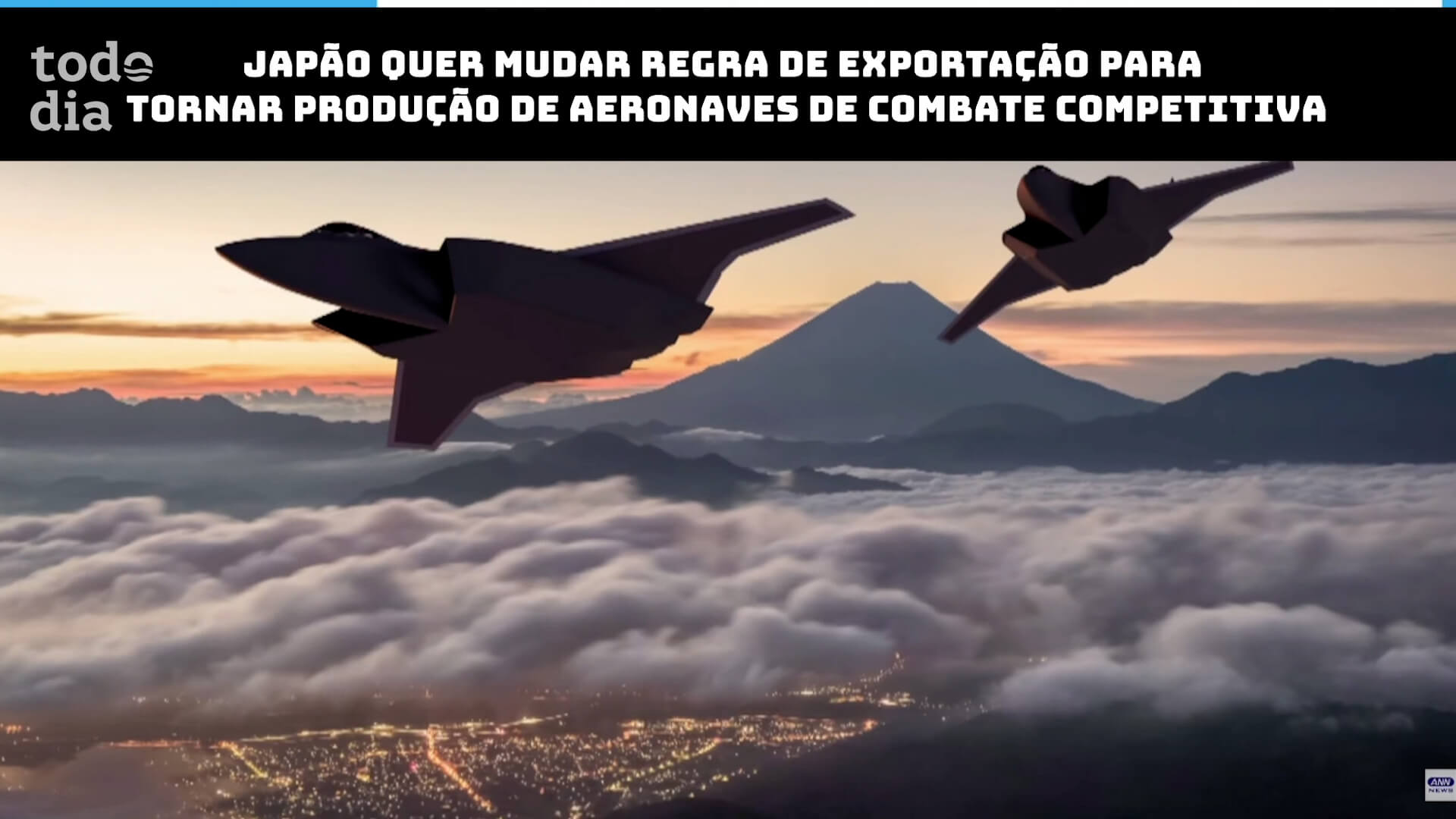 Japão quer mudar regra de exportação para tornar produção de aeronaves de combate competitiva