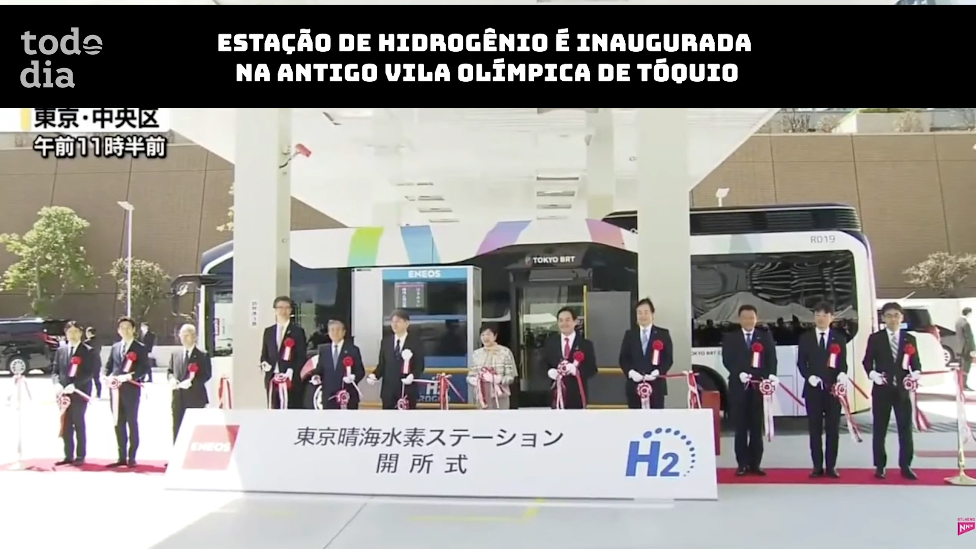 Estação de hidrogênio é inaugurada na antiga Vila Olímpica de Tóquio