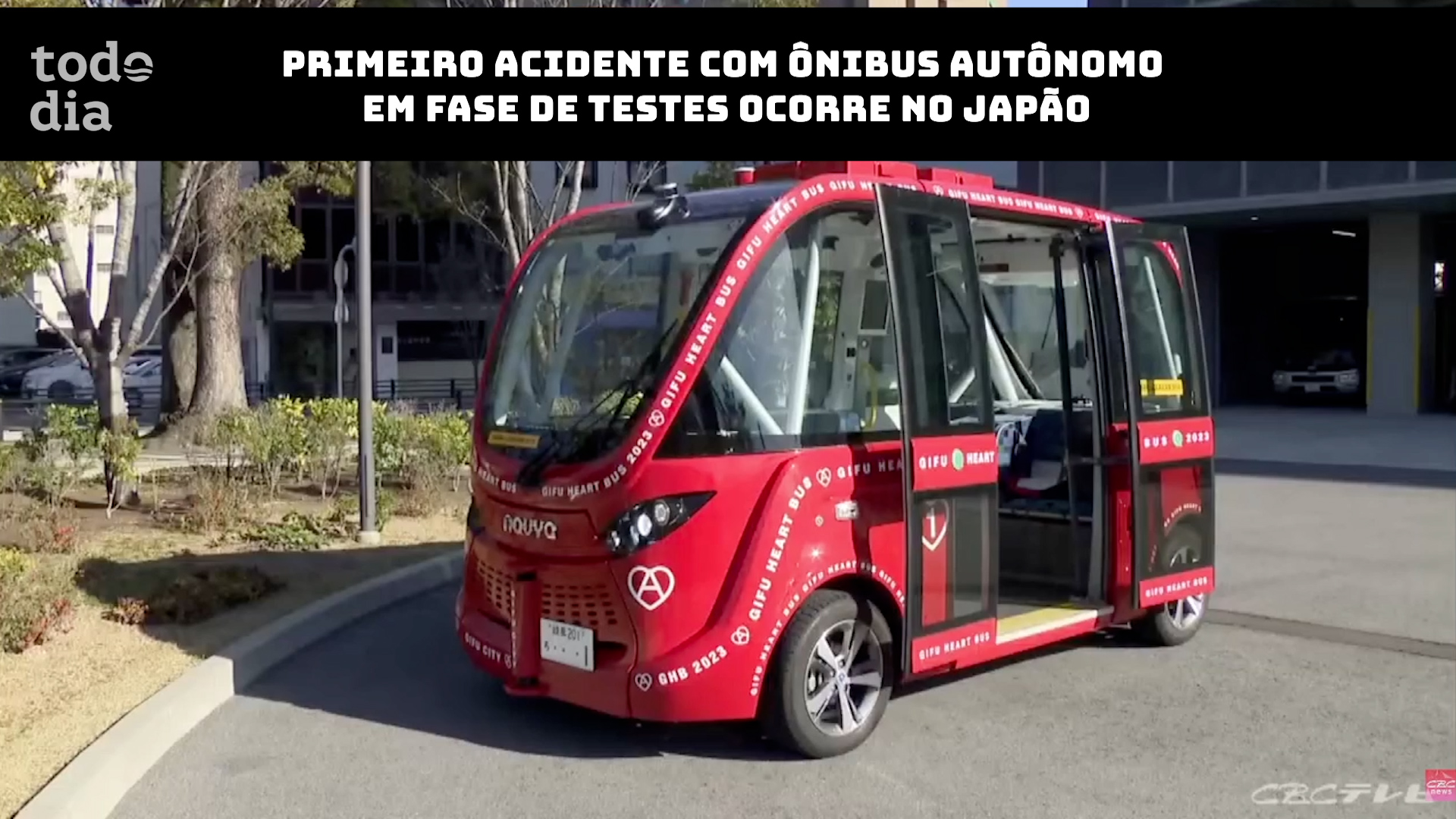 Primeiro acidente com ônibus autônomo em fase de testes ocorre no Japão