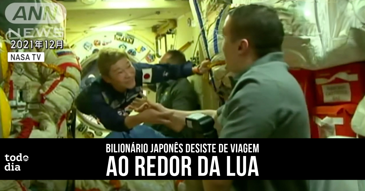Bilionário japonês desiste de viagem ao redor da lua