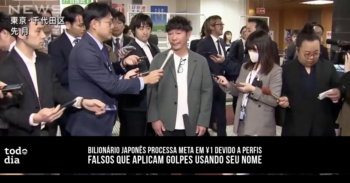 Bilionário japonês processa Meta em ¥1 devido a perfis falsos que aplicam golpes usando seu nome