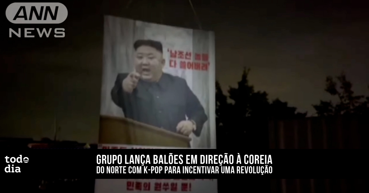 Grupo lança balões em direção à Coreia do Norte com K-pop para incentivar uma revolução 
