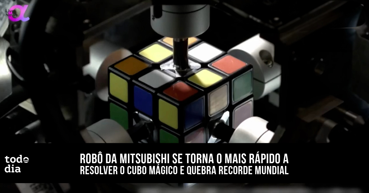 Robô da Mitsubishi se torna o mais rápido a resolver o cubo mágico e quebra recorde mundial